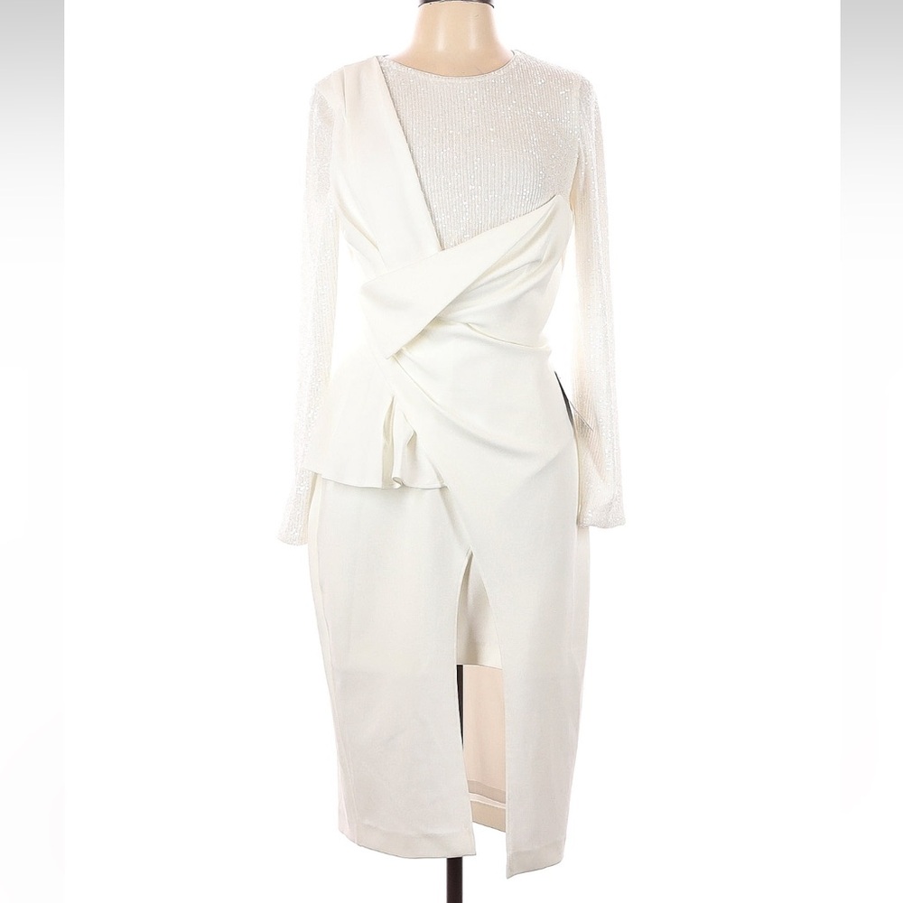 NWT Sequin White Women's Dress